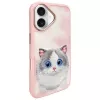 Nimmy Big Eyed Pet 2.0 Cat Cover posteriore per Apple iPhone 16 6,1