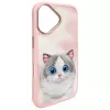 Nimmy Big Eyed Pet 2.0 Cat Cover posteriore per Apple iPhone 16 6,1