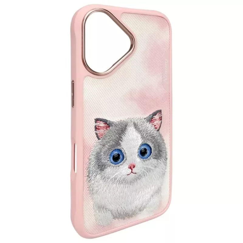 Nimmy Big Eyed Pet 2.0 Cat Cover posteriore per Apple iPhone 16 6,1
