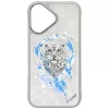 Nimmy Pantera Cover MagSafe per Apple iPhone 16 - grigio chiaro