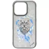 Nimmy Pantera Cover MagSafe per iPhone 16 Pro grigio chiaro
