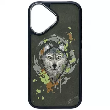 Nimmy Wilk Cover MagSafe per iPhone 16 grigio scuro