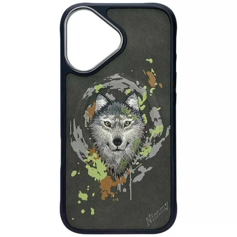 Nimmy Wilk Cover MagSafe per iPhone 16 grigio scuro
