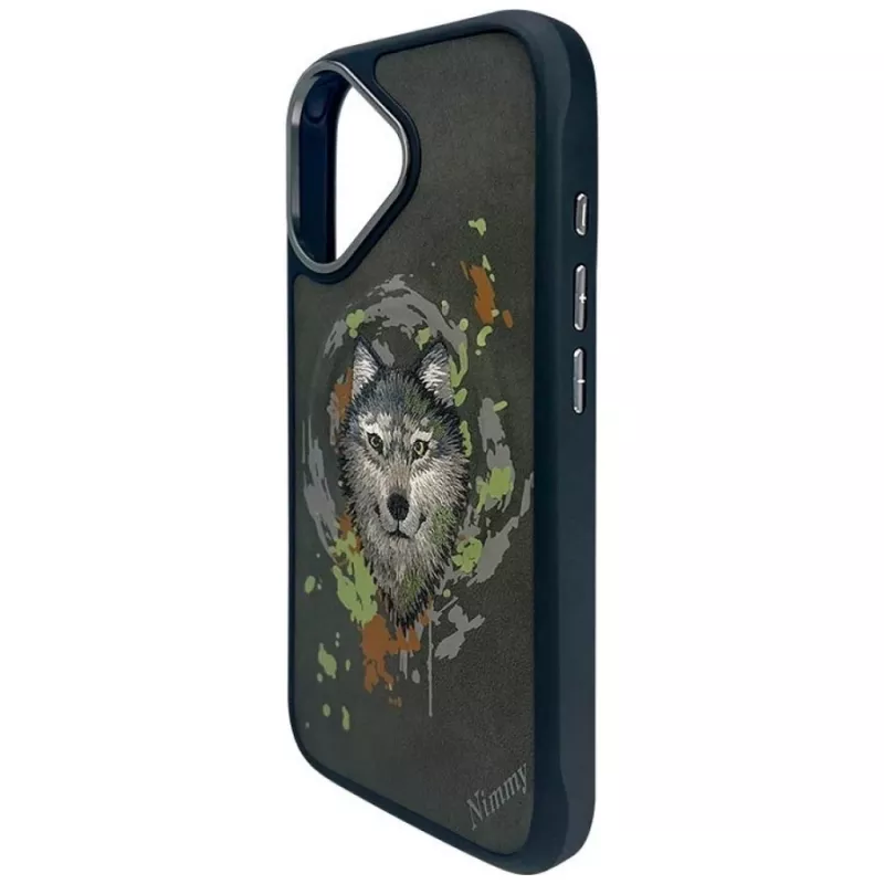 Nimmy Wilk Cover MagSafe per iPhone 16 grigio scuro