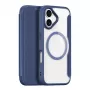 DUXDUCIS Skin X Pro wallet case per Apple iPhone 17 Air compatibile MagSafe con porta carte - blu