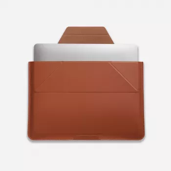Moft Sleeve 14 Custodia per Laptop con supporto integrato - marrone