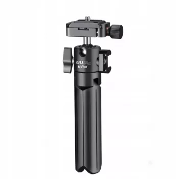 ULANZI SB5812 Treppiede in Lega di Alluminio U-Pod con slitta a freddo per fotocamera e smartphone, nero