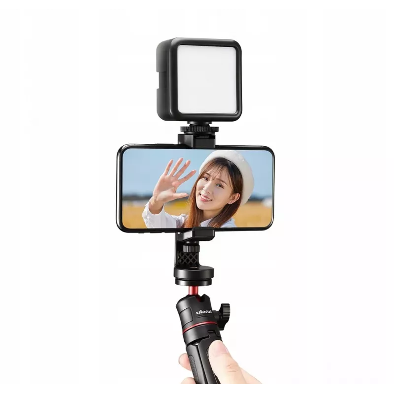 Ulanzi ST-17 Supporto girevole a 360° per telefono su treppiede - Nero