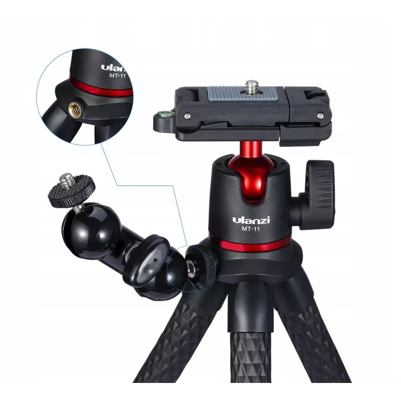 ULANZI MT-11 Treppiede Flessibile per Smartphone e Fotocamera
