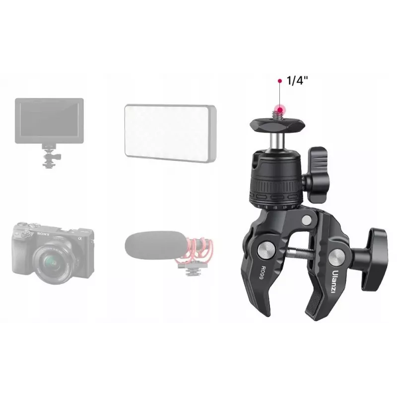 Ulanzi R099 Super Clamp con testa a sfera