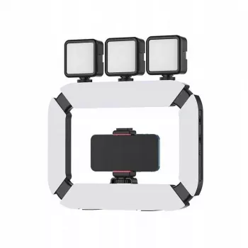 Ulanzi U200 Luce LED Video con supporto per smartphone - Bi-Color 2500K-8500K