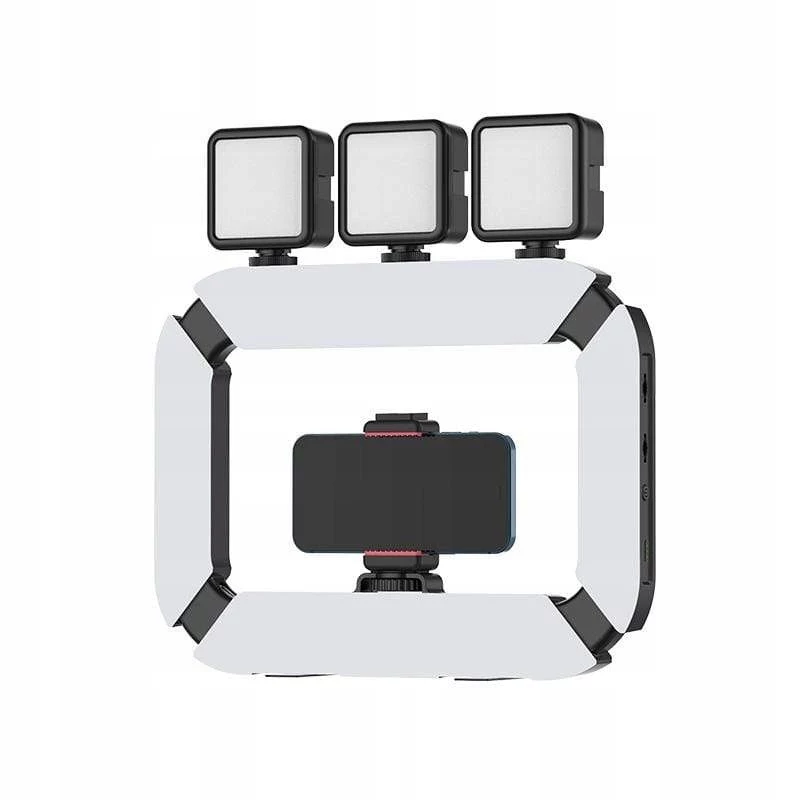 Ulanzi U200 Luce LED Video con supporto per smartphone - Bi-Color 2500K-8500K