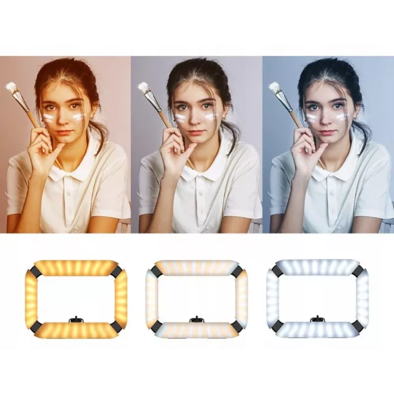Ulanzi U200 Luce LED Video con supporto per smartphone - Bi-Color 2500K-8500K
