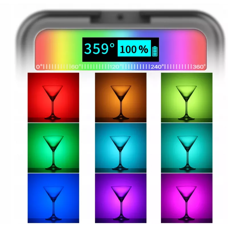 Ulanzi VL49 Luce LED Video RGB, 2500K-9000K, 6W, 2000mAh