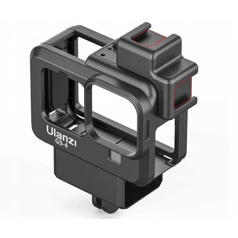 Ulanzi SB6049 supporto a telaio + adattatore microfono + set filtri per GoPro HERO 9/10 Black