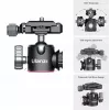 Ulanzi MT-24 Treppiede Metal Stopka ISO con testa a inclinazione 3D - Nero