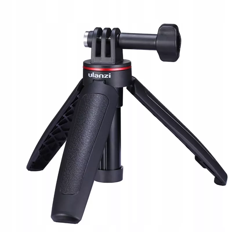 ULANZI MT-09 Mini treppiede, monopiede e impugnatura per GoPro, SJCAM, Xiaomi, DJI Osmo Action, nero