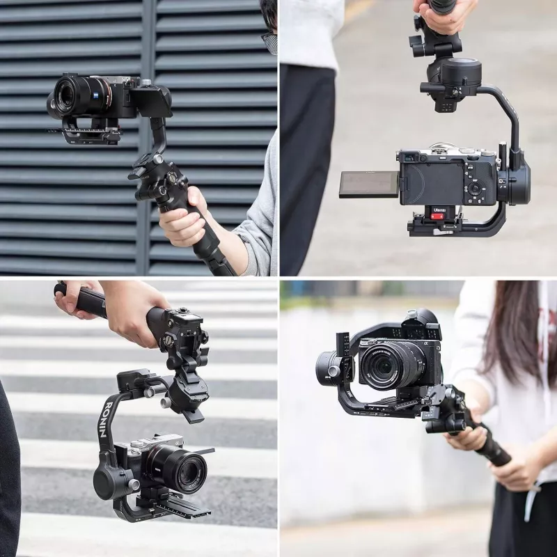 Ulanzi R085 piastra a sgancio rapido con scala per DJI Ronin RS 2 / RSC 2