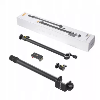 Ulanzi Vijim LS02 supporto da tavolo con braccio e 2 teste a sfera rotazione 360° per vlogging, streaming, fotografia