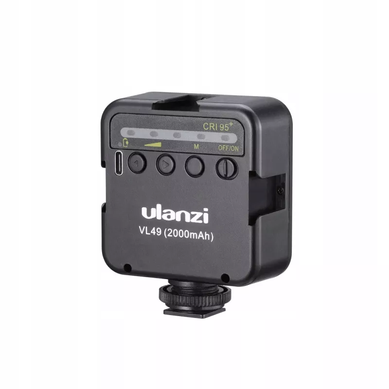 ULANZI VL49 LED video light 49 LED 2000mAh ricaricabile USB-C per fotocamera DSLR gimbal smartphone