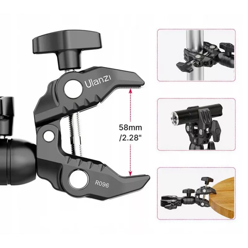 Ulanzi R096 super morsetto con braccio magico