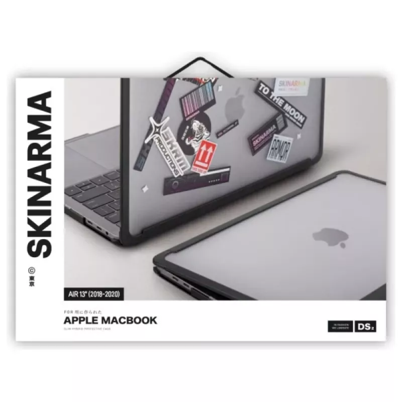 Skinarma Henko custodia rigida per MacBook Air 13 pollici (2018-2020) - Frost Clear