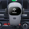 Dudao supporto auto per cellulare con caricabatterie Qi integrato 15W grigio (F20xs)