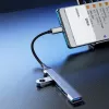 Dudao A16T hub USB-A 4 porte USB 2.0 nero