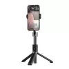 Dudao F18 selfie stick Bluetooth con treppiede 110 cm nero