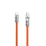 Dudao L24CC cavo USB-C a USB-C angolare 120W 1m rotazione 180° arancione