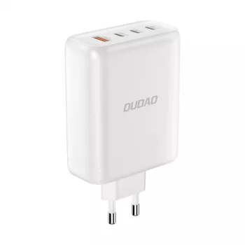 Dudao A140 caricabatterie GaN USB-C 140W 3xUSB-C 1xUSB-A nero