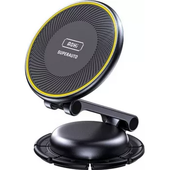 AOHi Superauto caricabatterie wireless magnetico pieghevole 15W 3 in 1