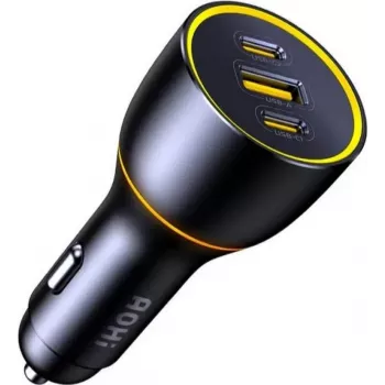 AOHi Superauto PD 170W 2x USB-C, 1x USB-A caricabatterie GaN
