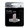 HIKSEMI chiavetta USB 64 GB E307C U3 dual USB 3.2 e USB Type-C grigio