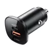 ACEFAST 38W caricabatterie da auto USB-C / USB-A, PPS, Power Delivery, Quick Charge 3.0, AFC, FCP nero (B1)