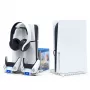 IPEGA Stazione di ricarica multifunzione per PS5 Slim Bianco