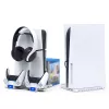 IPEGA Stazione di ricarica multifunzione per PS5 Slim Bianco