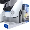 IPEGA Stazione di ricarica multifunzione per PS5 Slim Bianco