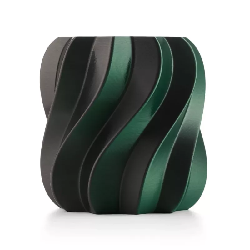 Anycubic PLA Silk Dual Color Filament 1,75mm nero e verde 1kg