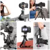 Ulanzi Claw Flexible Tripod Pro con slitta a freddo e 3 viti da 1/4 di pollice per fotocamera, smartphone, action cam