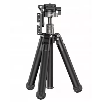 Ulanzi MT-63 treppiede professionale + monopiede 145 cm vlog con supporto per telefono e gobbo