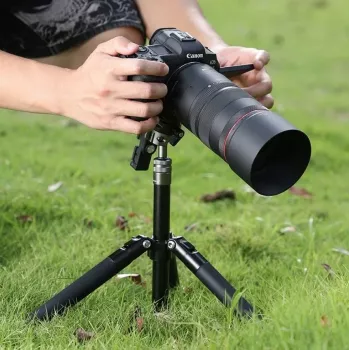 Ulanzi MT-63 treppiede professionale + monopiede 145 cm vlog con supporto per telefono e gobbo