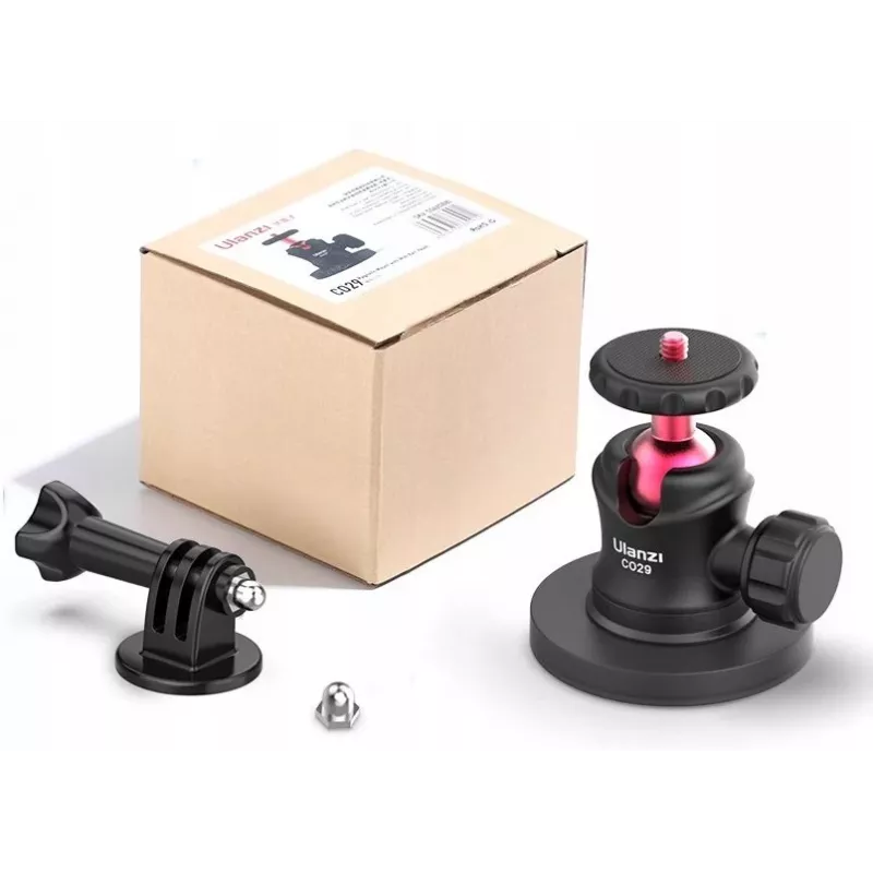 Ulanzi C029 supporto a ventosa magnetica con testa a sfera 3D per GoPro, DJI, Insta360, SJCAM, Xiaomi