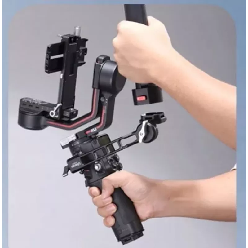 ULANZI NATO Rail Clamp Mount per DJI Ronin RS 2/RS 3/RS 3 Pro/RS 3 Mini - nero