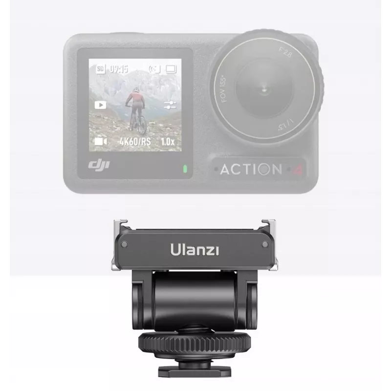Ulanzi CA22 Adapter Mount Head vite da 1/4 di pollice per DJI Action 3 / 4