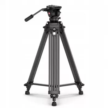 ULANZI MT-81 treppiede con testa fluida per riprese video, carico 8 kg, altezza 155 cm
