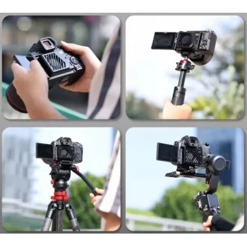 Ulanzi CA25 ventola di raffreddamento per fotocamere mirrorless Sony Canon Fuji Fujifilm, nero