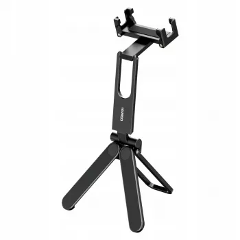 Ulanzi M007 / Ma26 impugnatura treppiede in metallo 3-in-1 per smartphone con rotazione 360°, slitta a freddo, nero