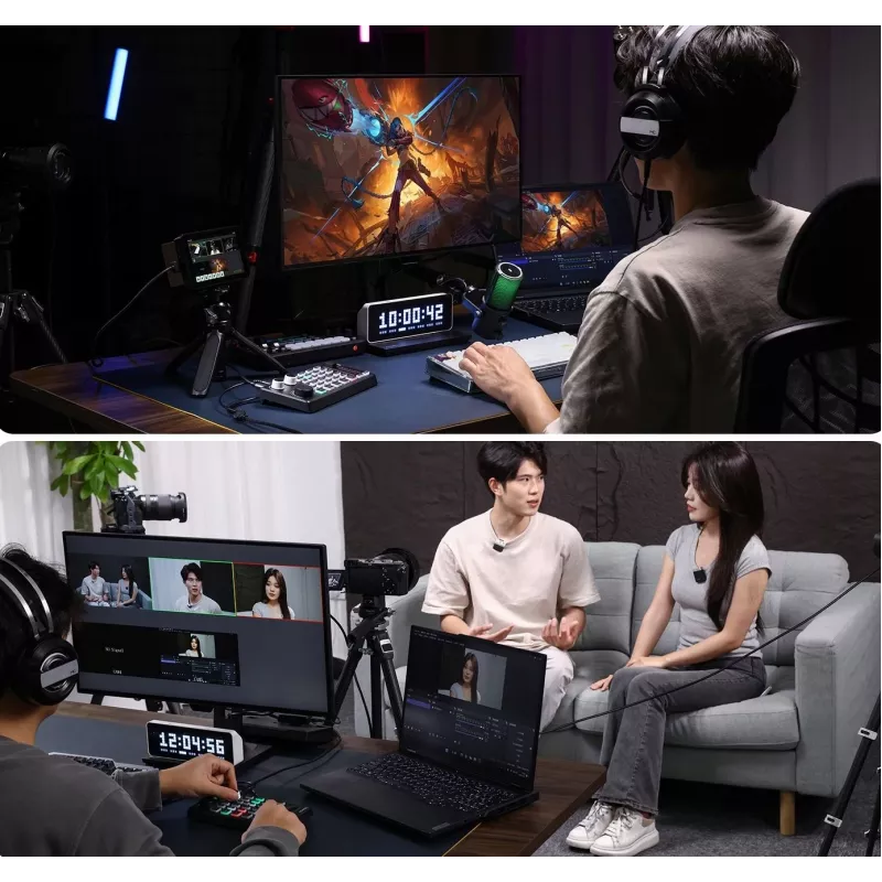 ULANZI D005 DD02 mixer audio scheda audio per live streaming, podcasting, gaming