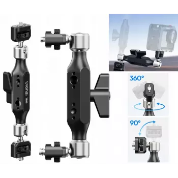 ULANZI Magic Arm 360° con filettatura da 1/4 di pollice e 3/8 di pollice per fotocamera videocamera TB15 T058GBB1